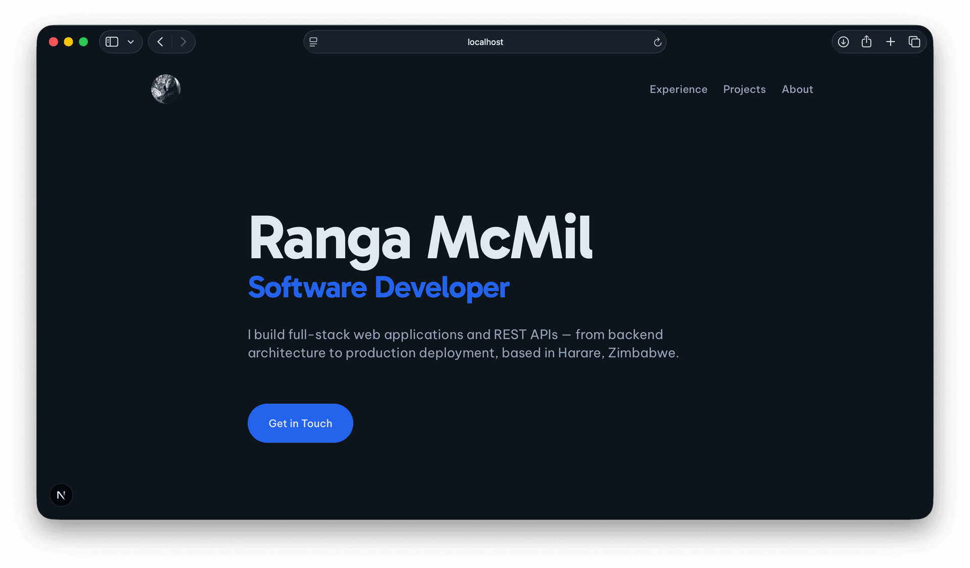 Portfolio Website